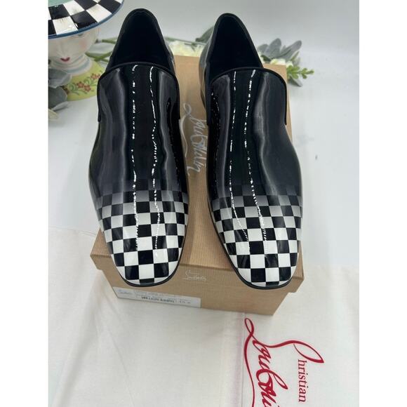 Men\'s Christian Louboutin, dandy chick Formula One Orlato loafers size 45.5 main image 11